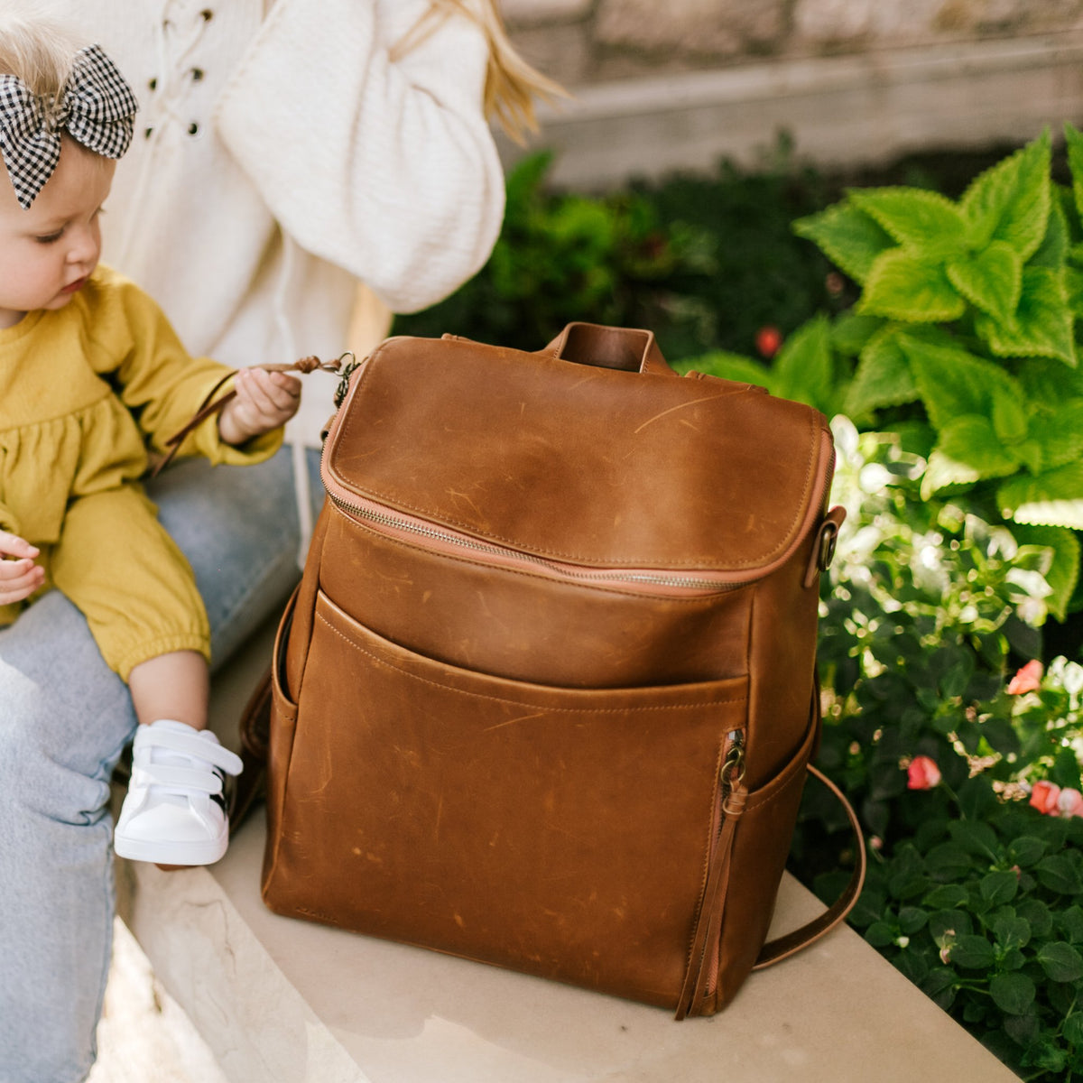 azaria leather backpack La Mère Original Vegan Diaper Bag Find the perfect diaper bag today! La Jolie Luxe Diaper Bag