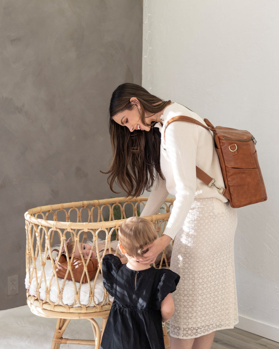 La Mère Original Vegan Leather Diaper Bag Backpack | Azaria – AZARIA