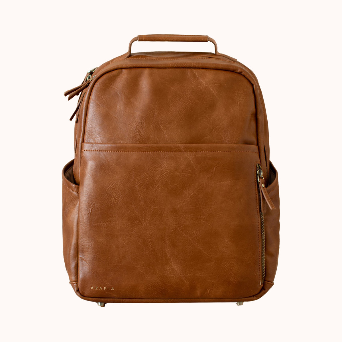La Jolie - Vegan Leather Diaper Bag Backpack