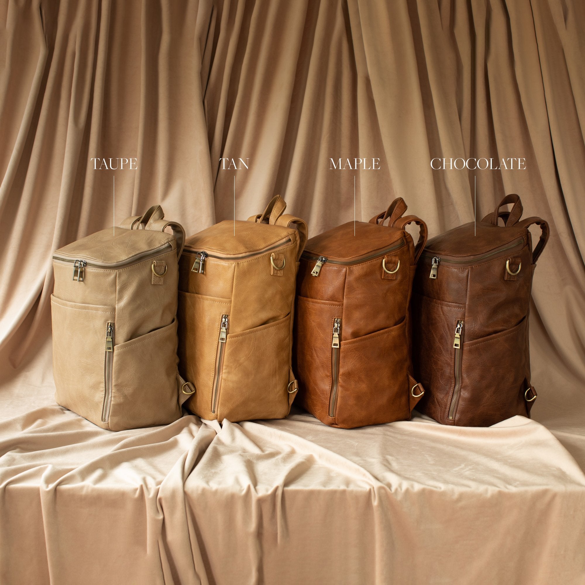 Leather Diaper bags Color variations