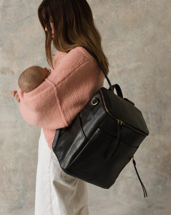 La Mère Luxe Leather Backpack Grand