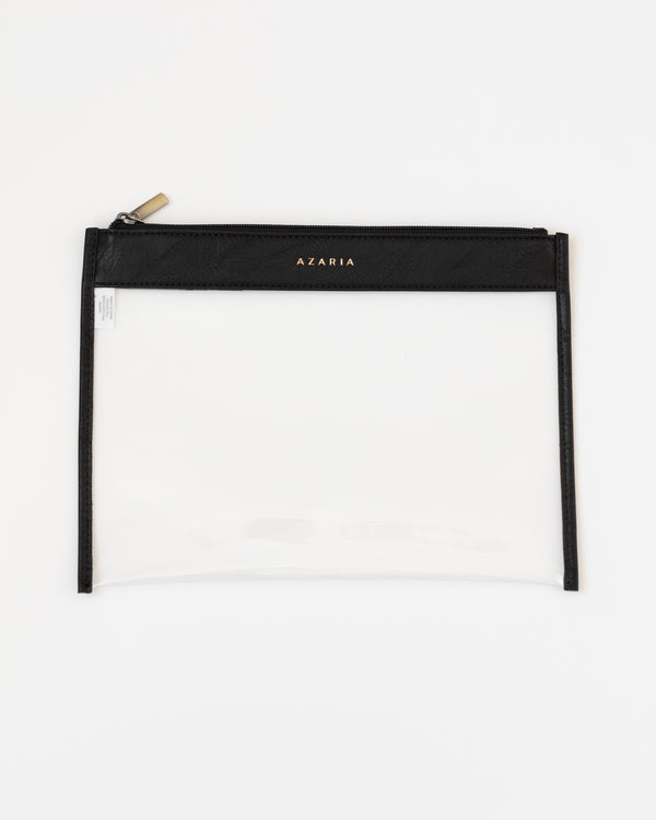 <span data-behavior="variable-product_title" data-variant_id='43339218747637'>Clear Clutch Large - Outlet
</span>