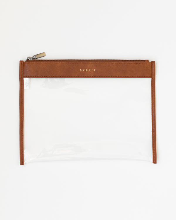 <span data-behavior="variable-product_title" data-variant_id='43339218682101'>Clear Clutch Large - Outlet
</span>