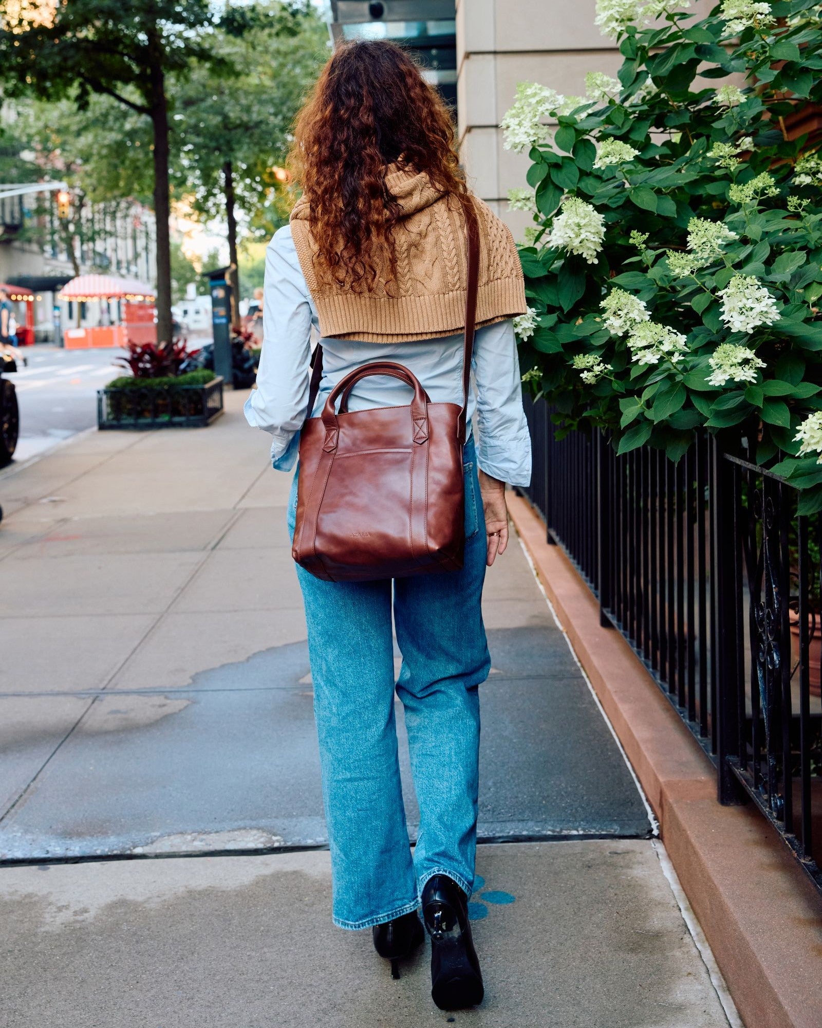 Amelie Leather Tote Bag | Azaria – AZARIA
