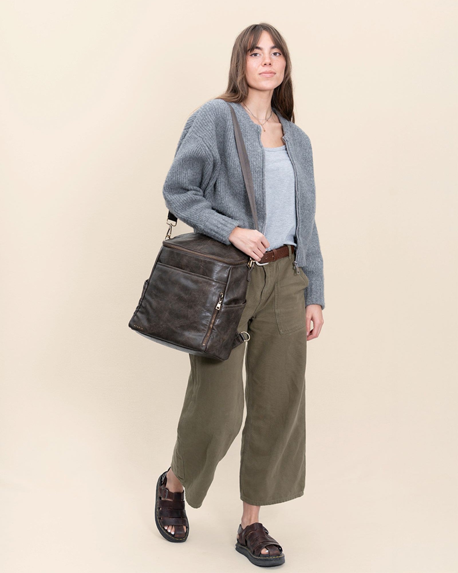 La Mère Original Vegan Leather Diaper Bag Backpack | Azaria – AZARIA