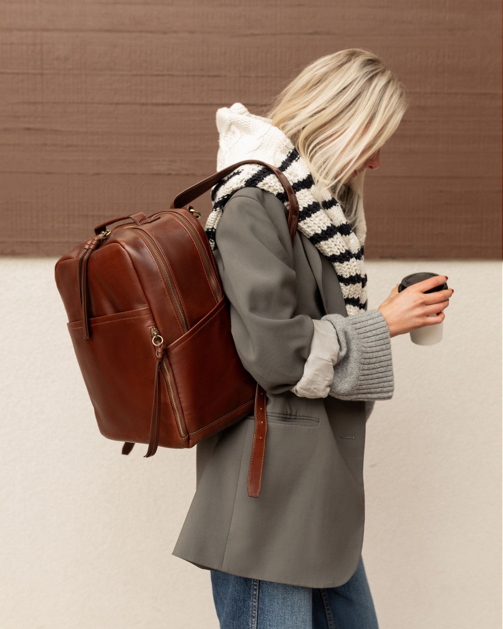 azaria leather backpack La Mre Grand - Diaper Bag Find the perfect diaper bag today! Azaria Small Vegan Leather Backpack