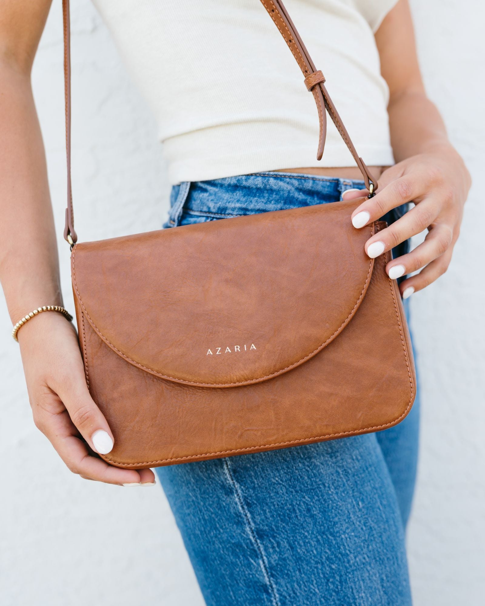 Rue Naomi Vegan Leather Crossbody Bag – AZARIA