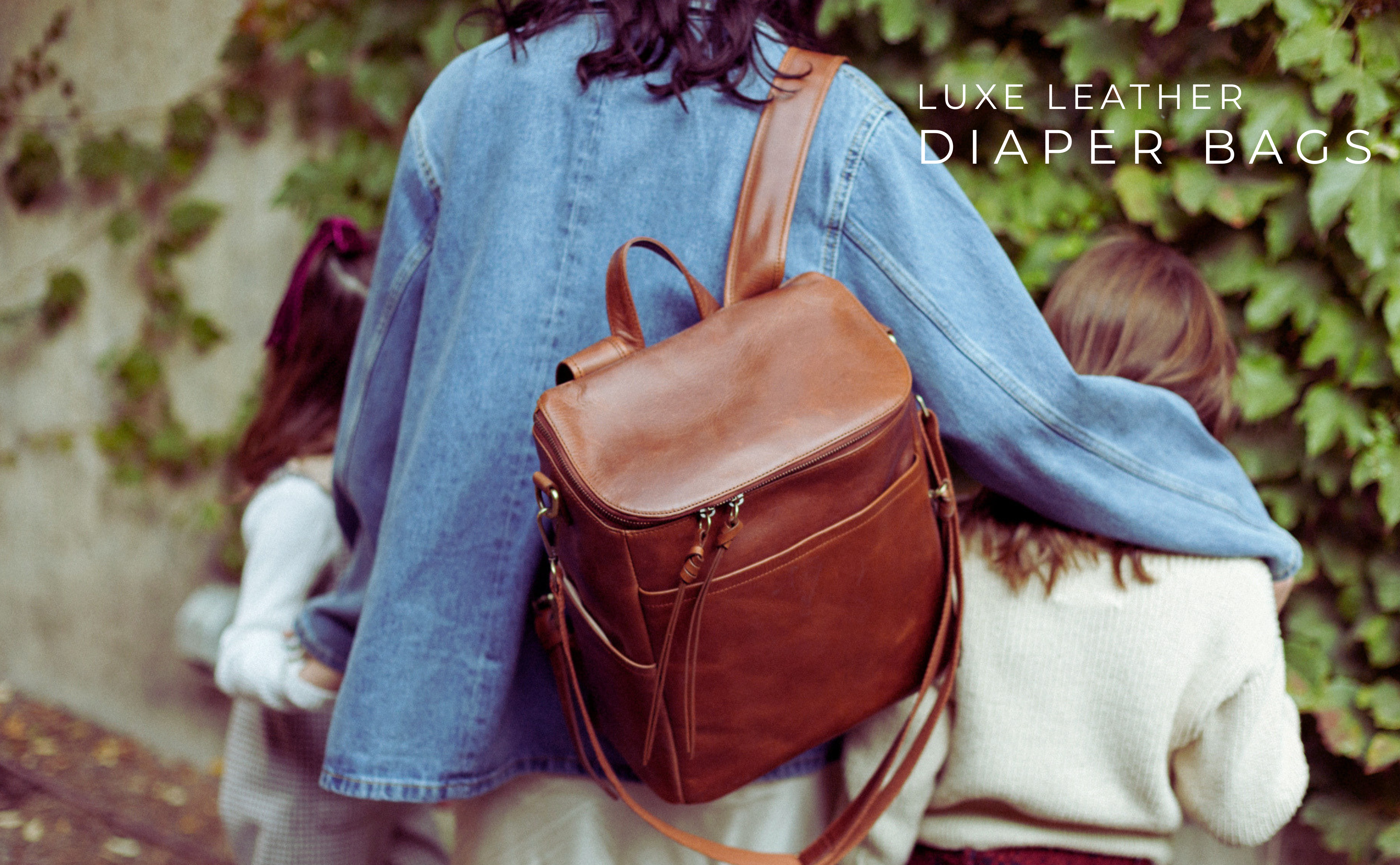 Luxe Leather Diaper Bags
