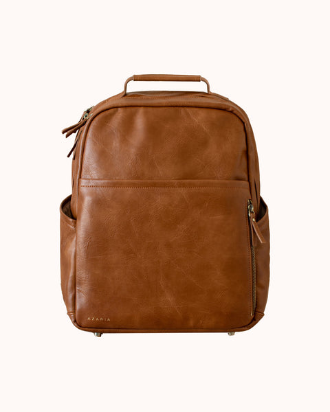 dailylook vegan leather backpack La Jolie - Vegan Leather Diaper Bag Backpack