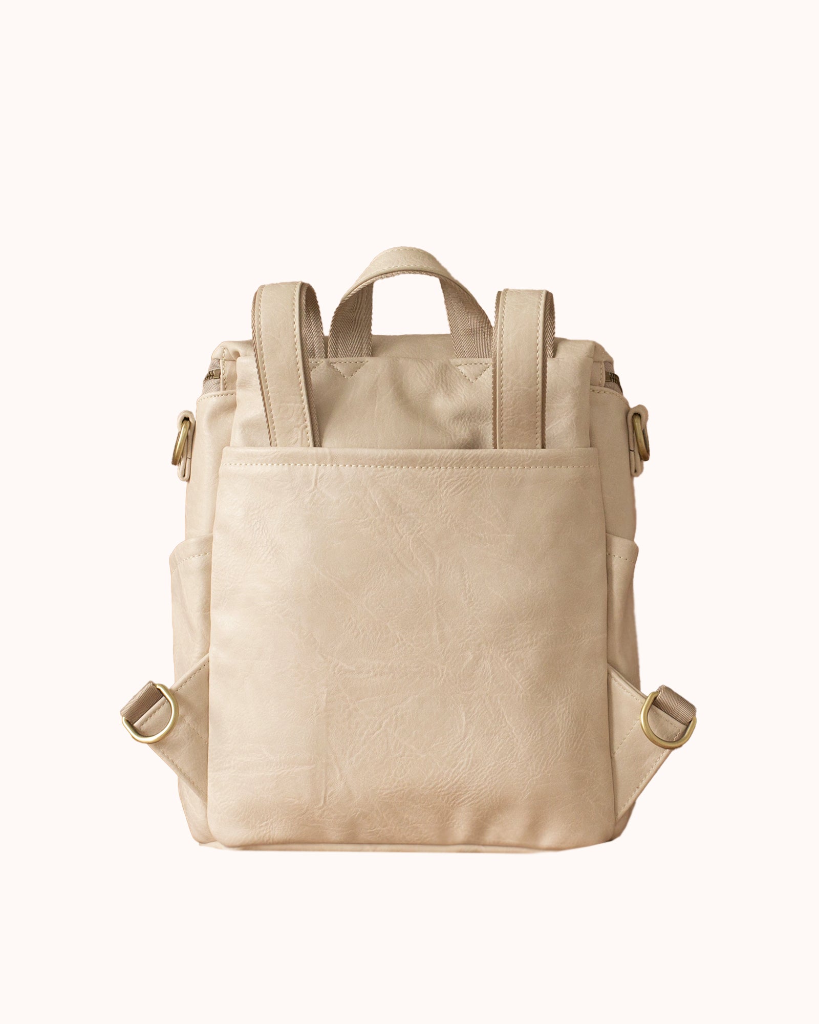 Azaria Small Vegan Leather Backpack 'La Mère Petite' (Vintage Black)