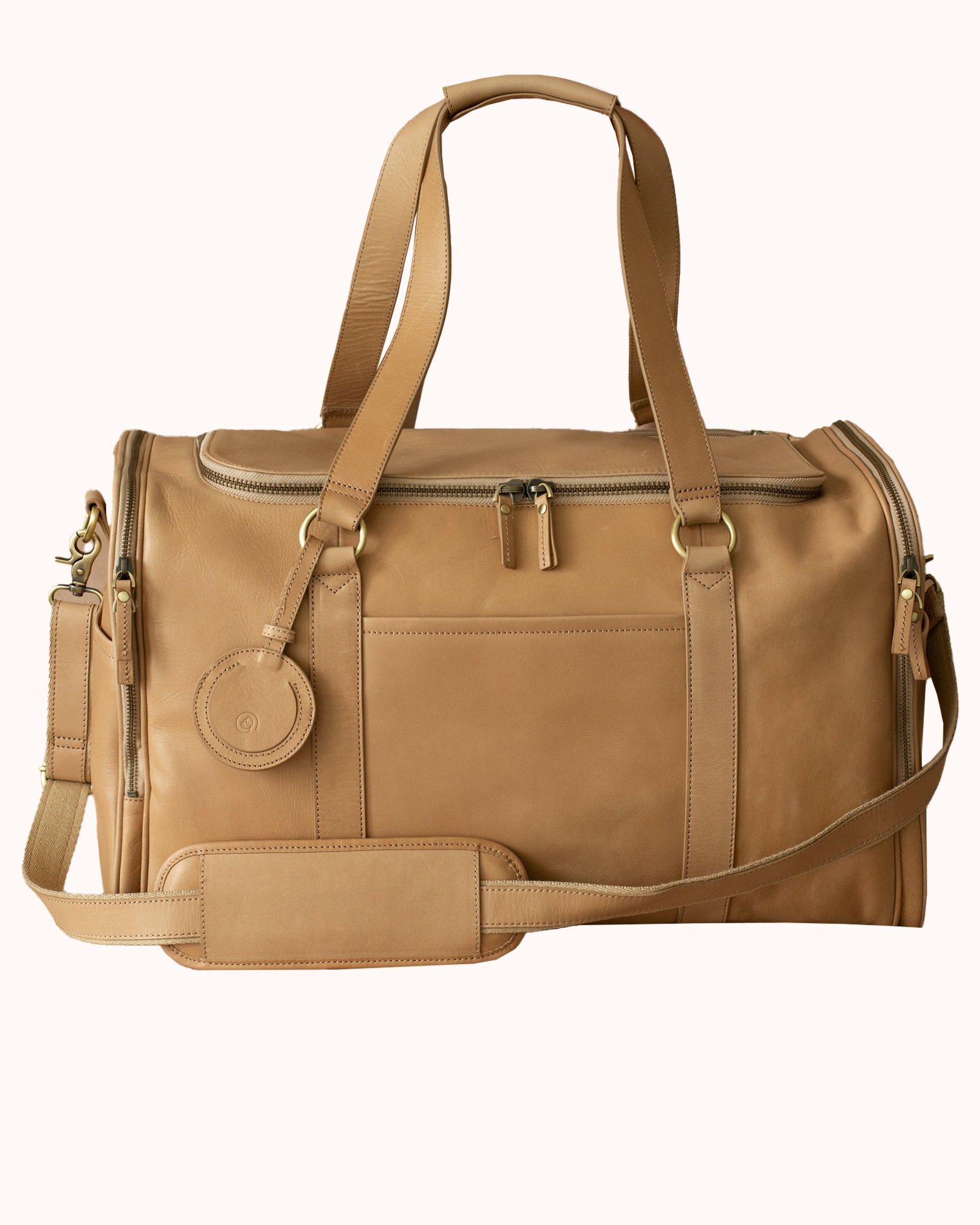 Madeleine Luxe Leather Weekender Bag – AZARIA