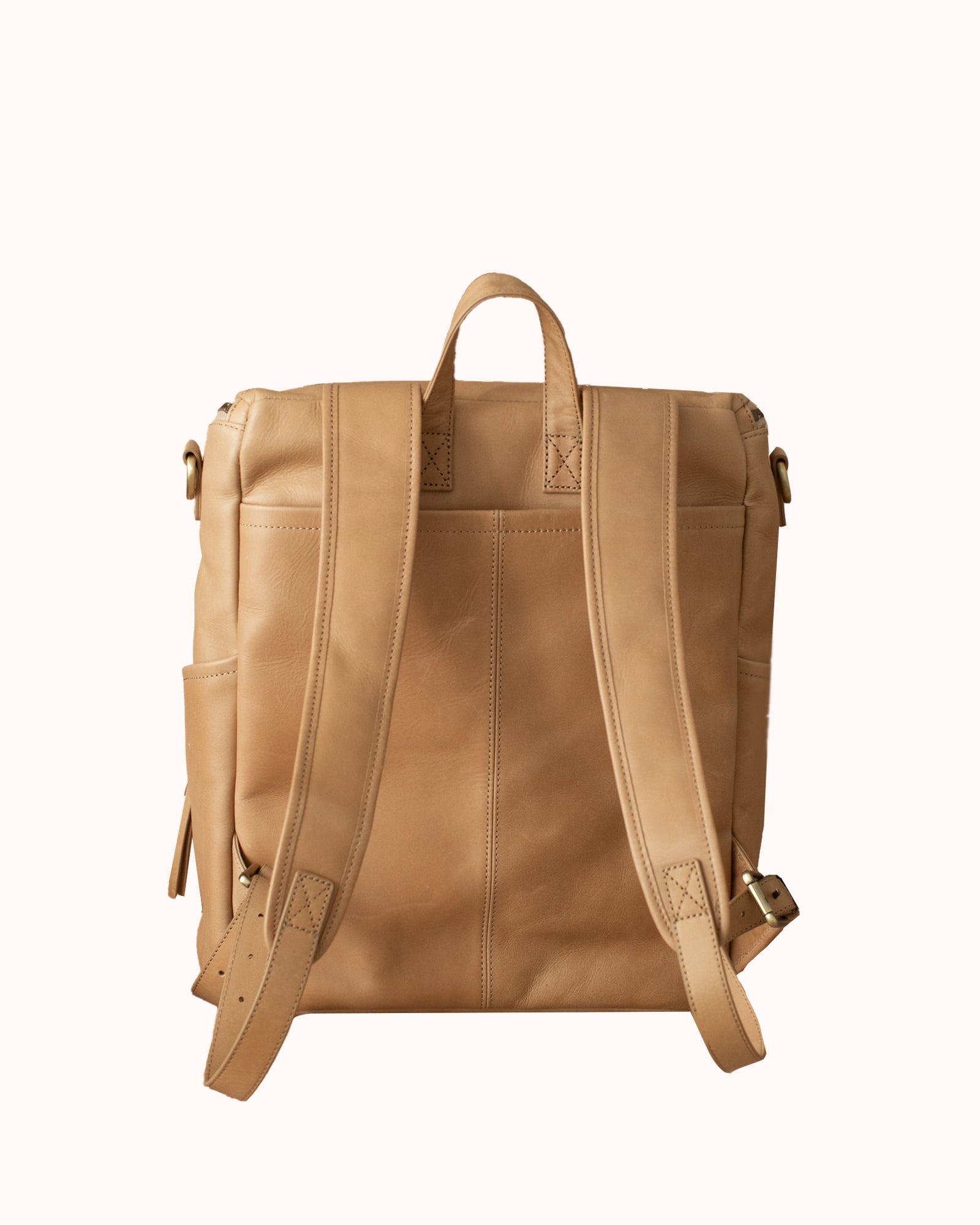 beige leather backpacks Miu Miu Hemp and backpack - Women read our guide on How to Clean a Leather Bag Properly BIS 'The Backpack' in Beige