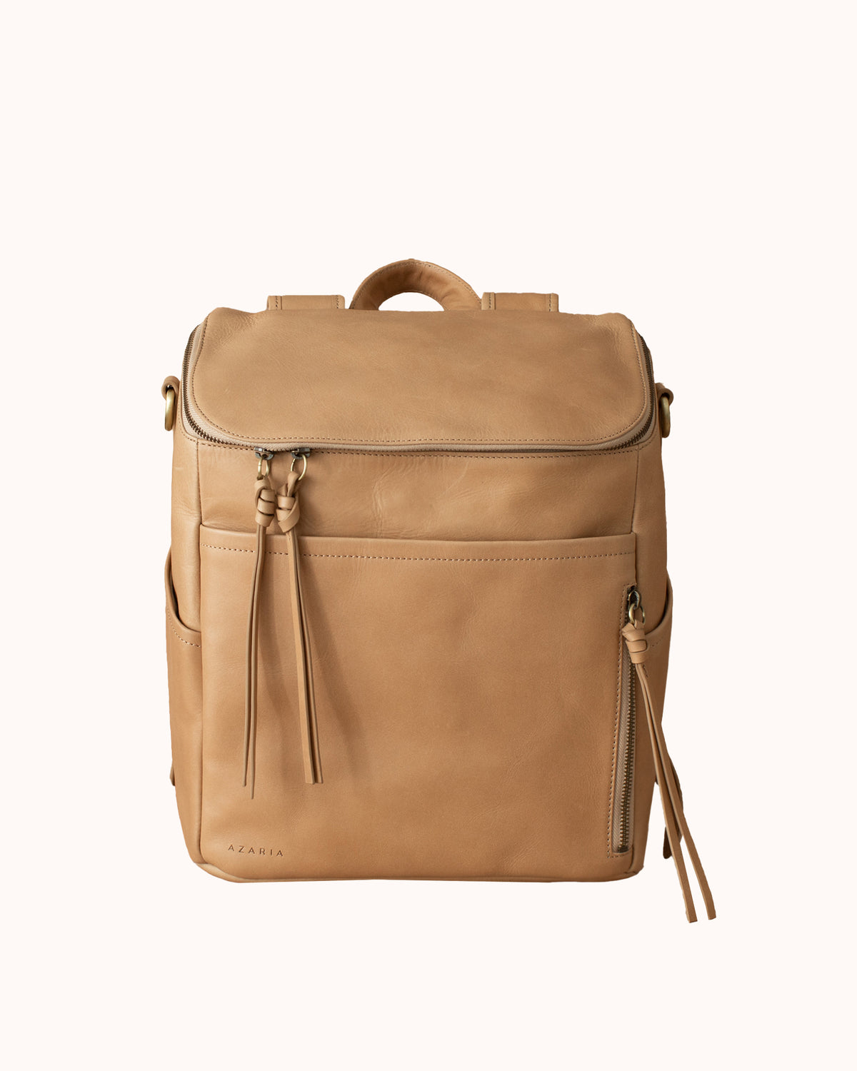 La Mère Luxe Leather Backpack Petite – AZARIA