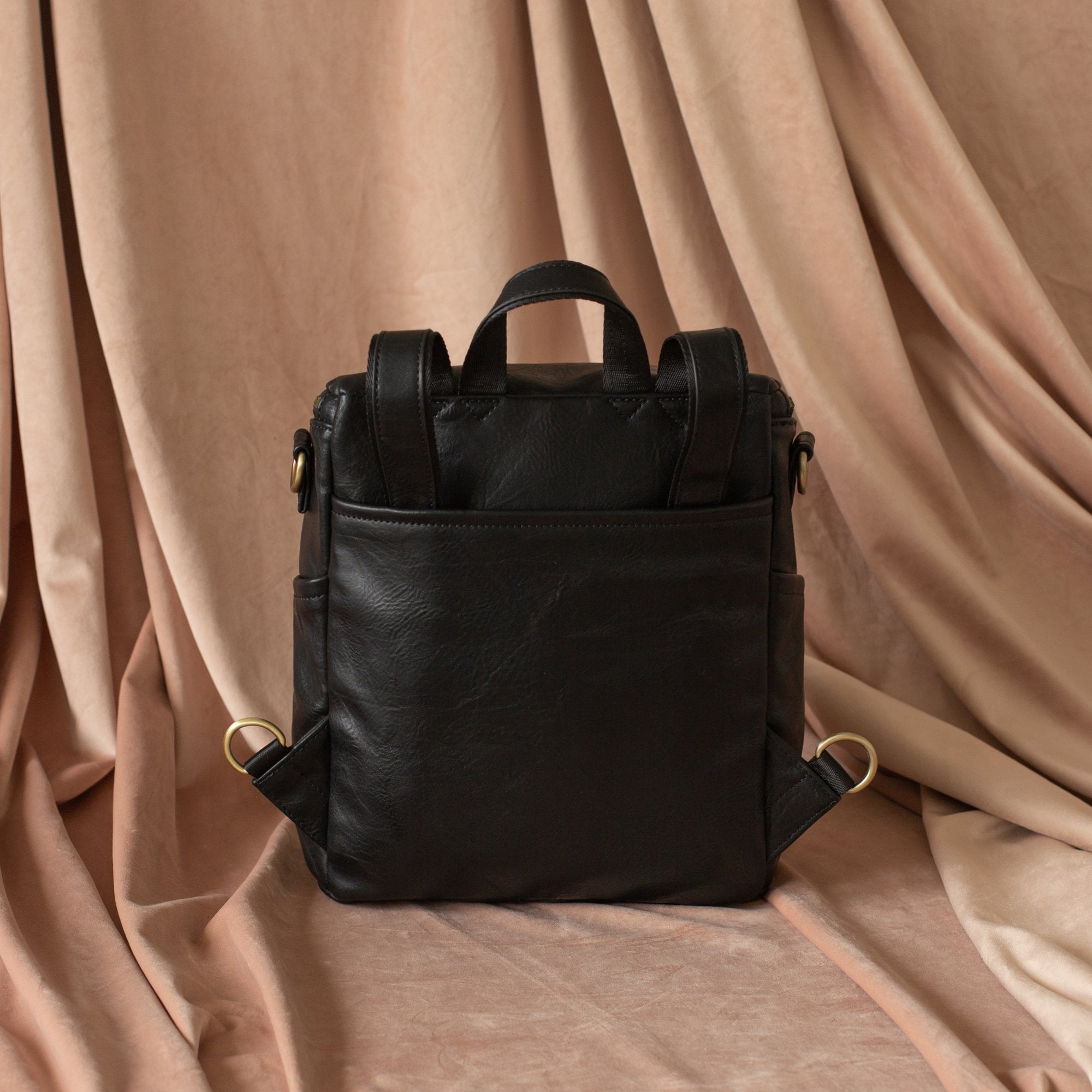 AZARIA: Vegan Leather Backpack - La Mère Petite - Backpack-Azaria
