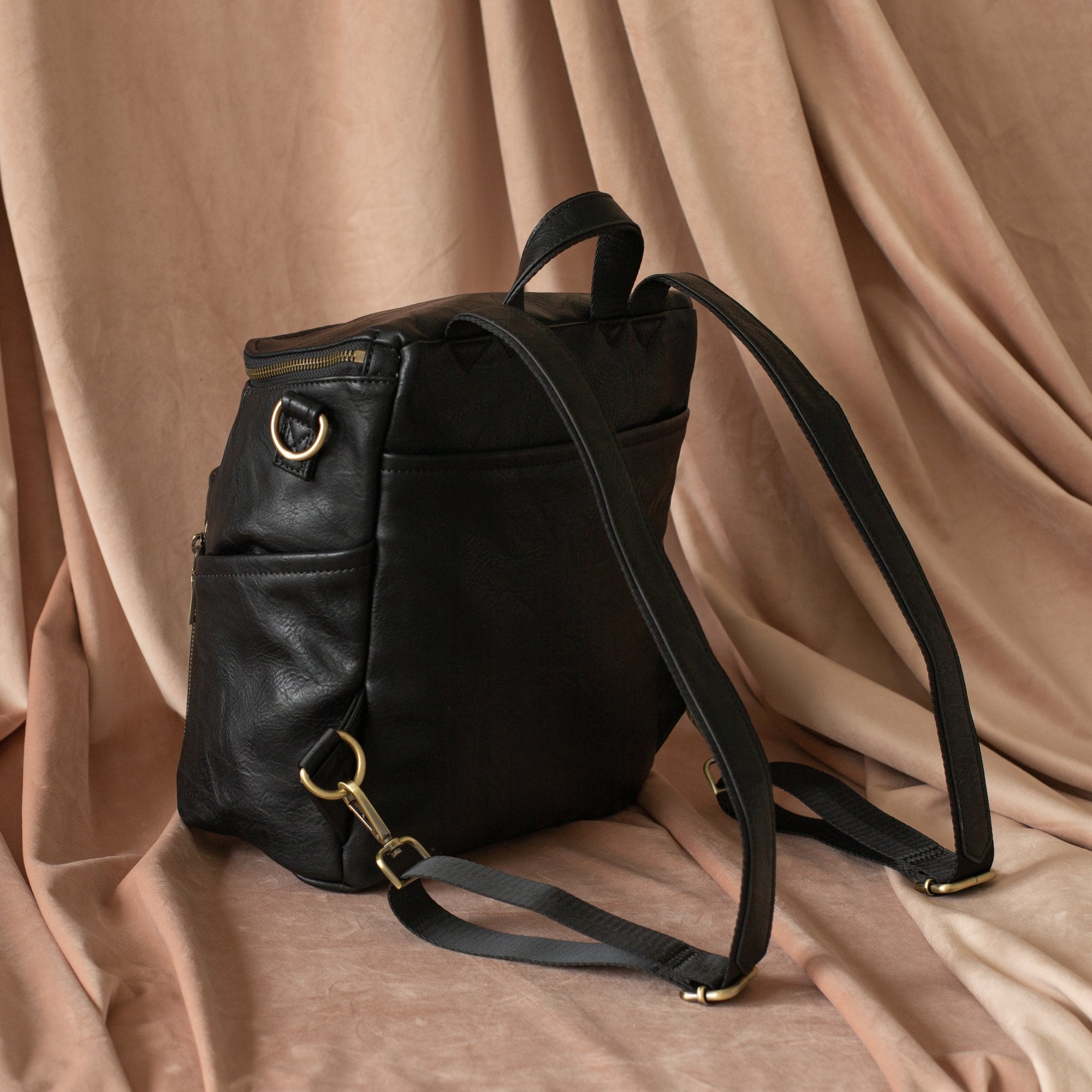 AZARIA: Vegan Leather Backpack - La Mère Petite - Backpack-Azaria