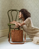 Amelie Leather Tote Bag | Azaria-Tote-Azaria