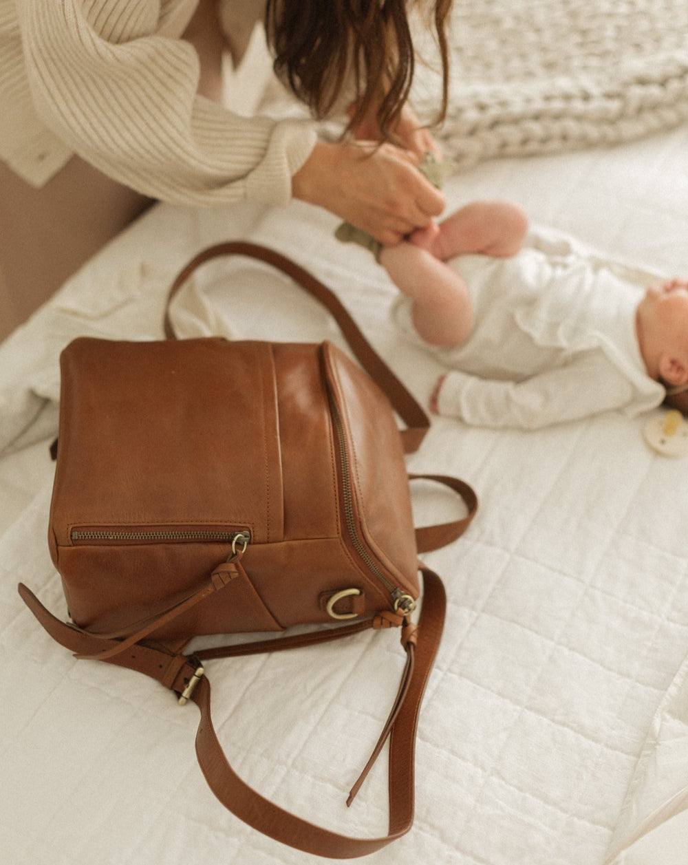 No better companion, the Madeleine bag will carry everything you