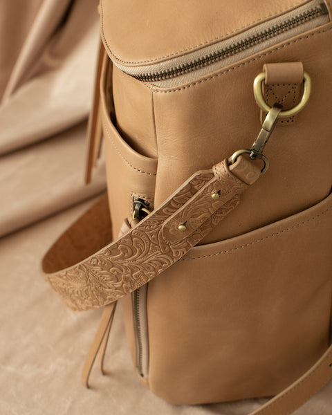 Durango Scorpion Design Flower Handbag Purse Strap Leather Craft