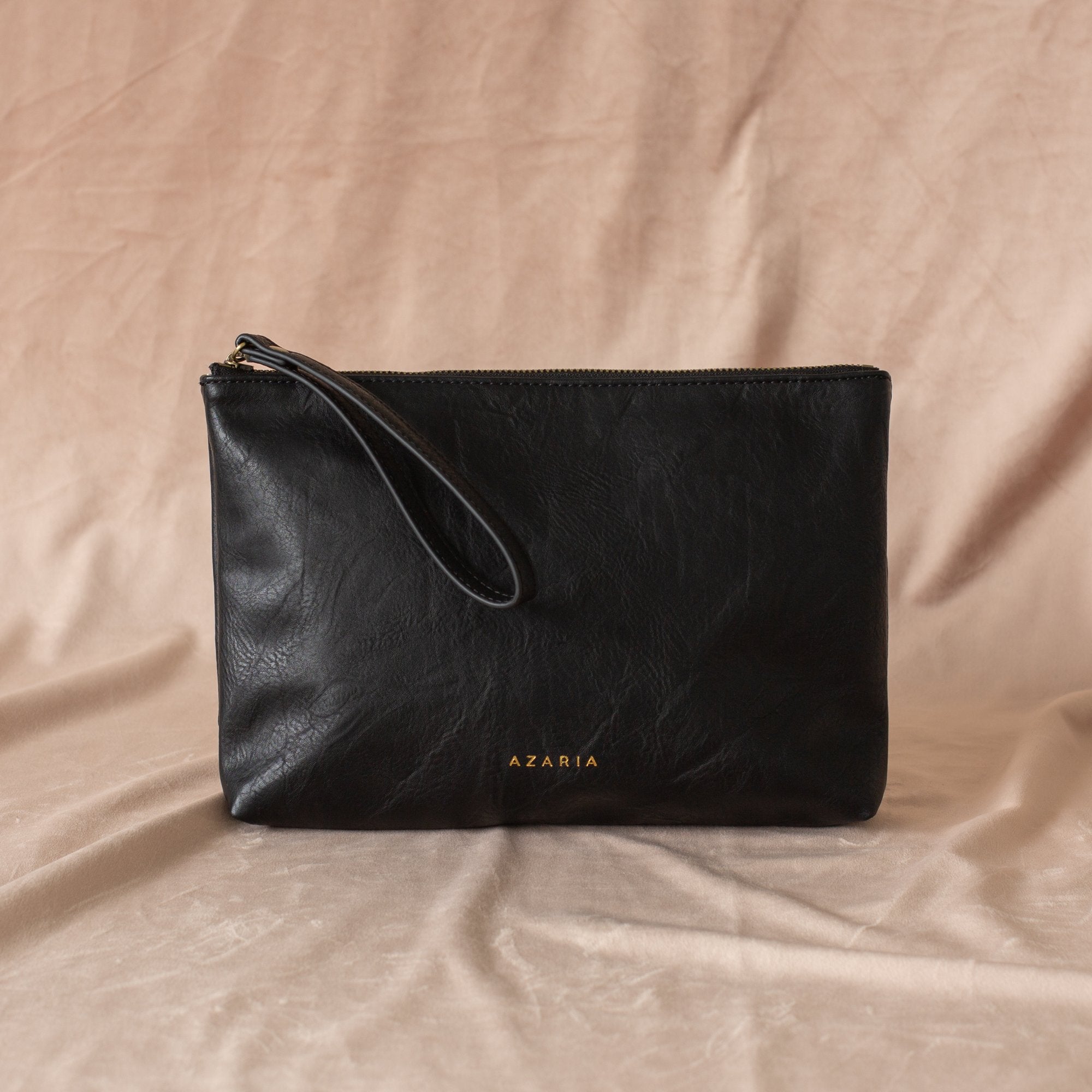 Black Doux Clutch Bag | Azaria-Pouch-Azaria