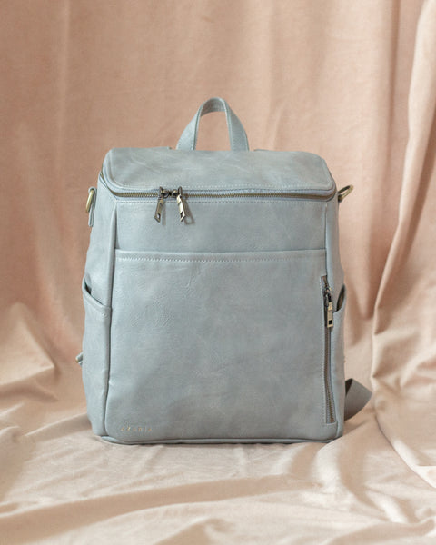 Fawn Design The Original Large Backpack Messenger Diaper Bag Gray