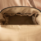 Leather Diaper Bag - Vintage Black & Gunmetal - La Mère Original