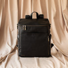 Faux Leather Diaper bag - Black & Gold - La Mère Original