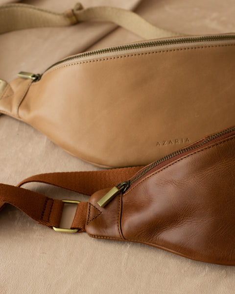 Genuine Leather Diaper Bag Backpack - La Mère Original Luxe – Azaria