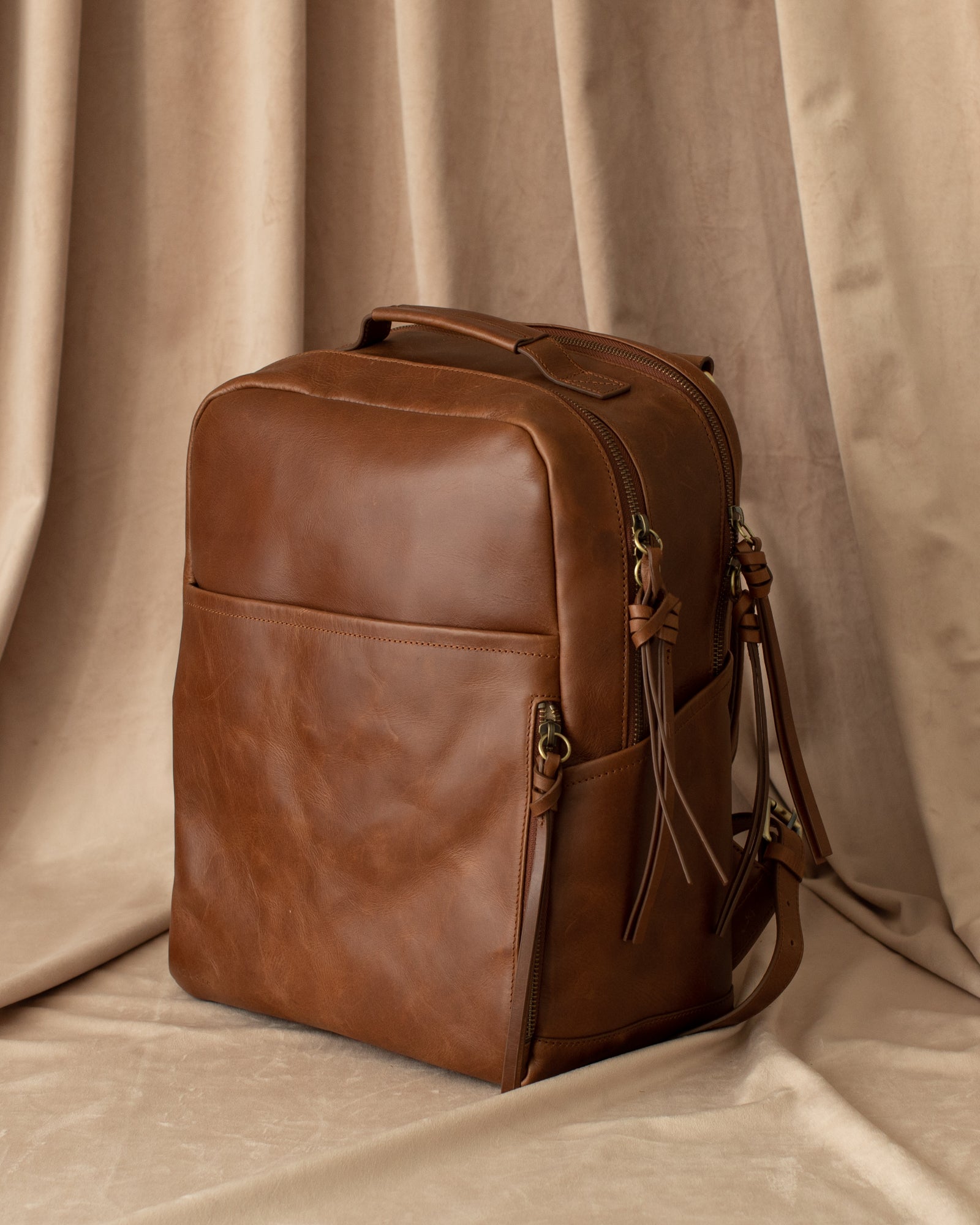 La Jolie Luxe Leather Diaper Bag Backpack | Azaria – AZARIA