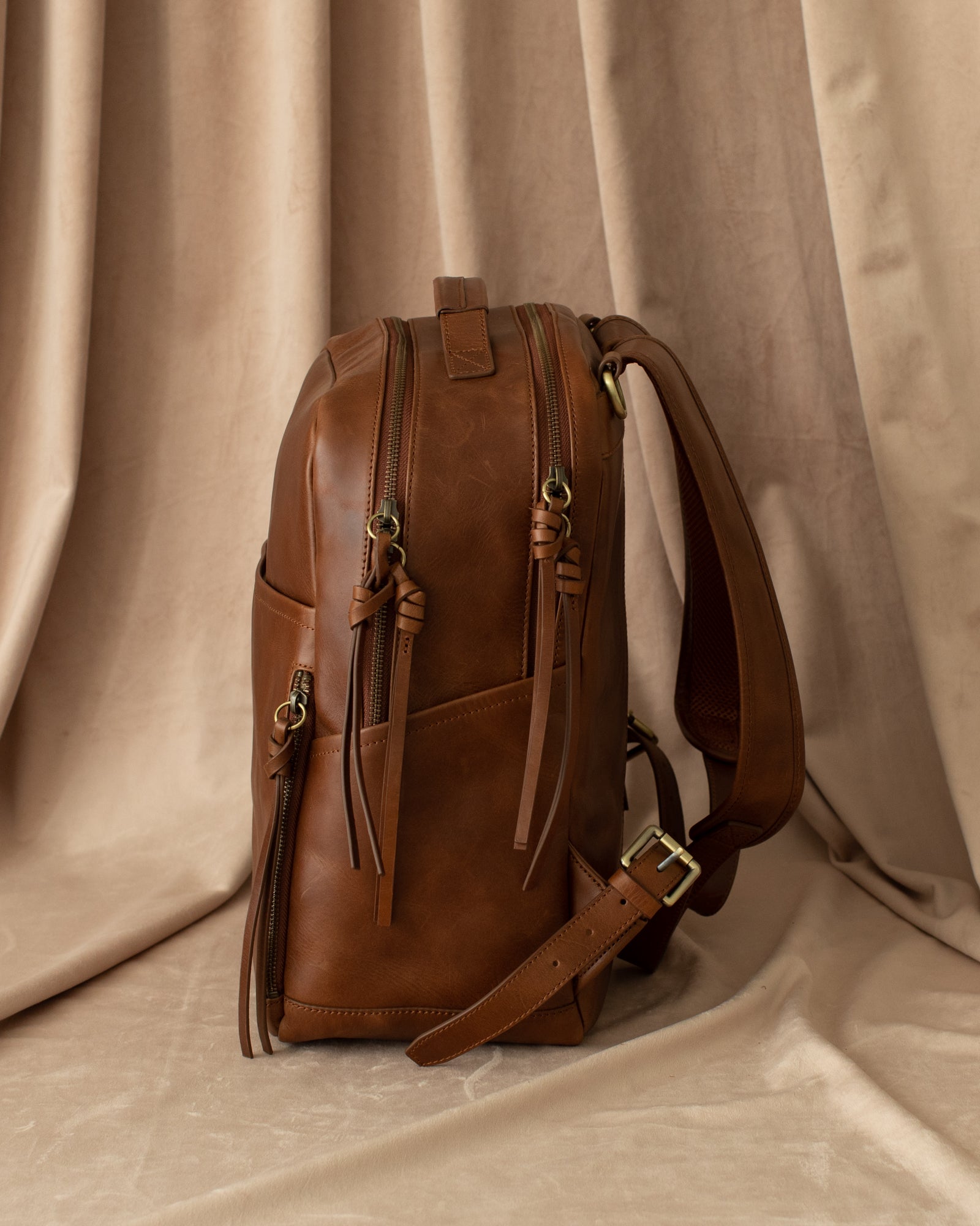 La Jolie Luxe Leather Diaper Bag Backpack | Azaria – AZARIA