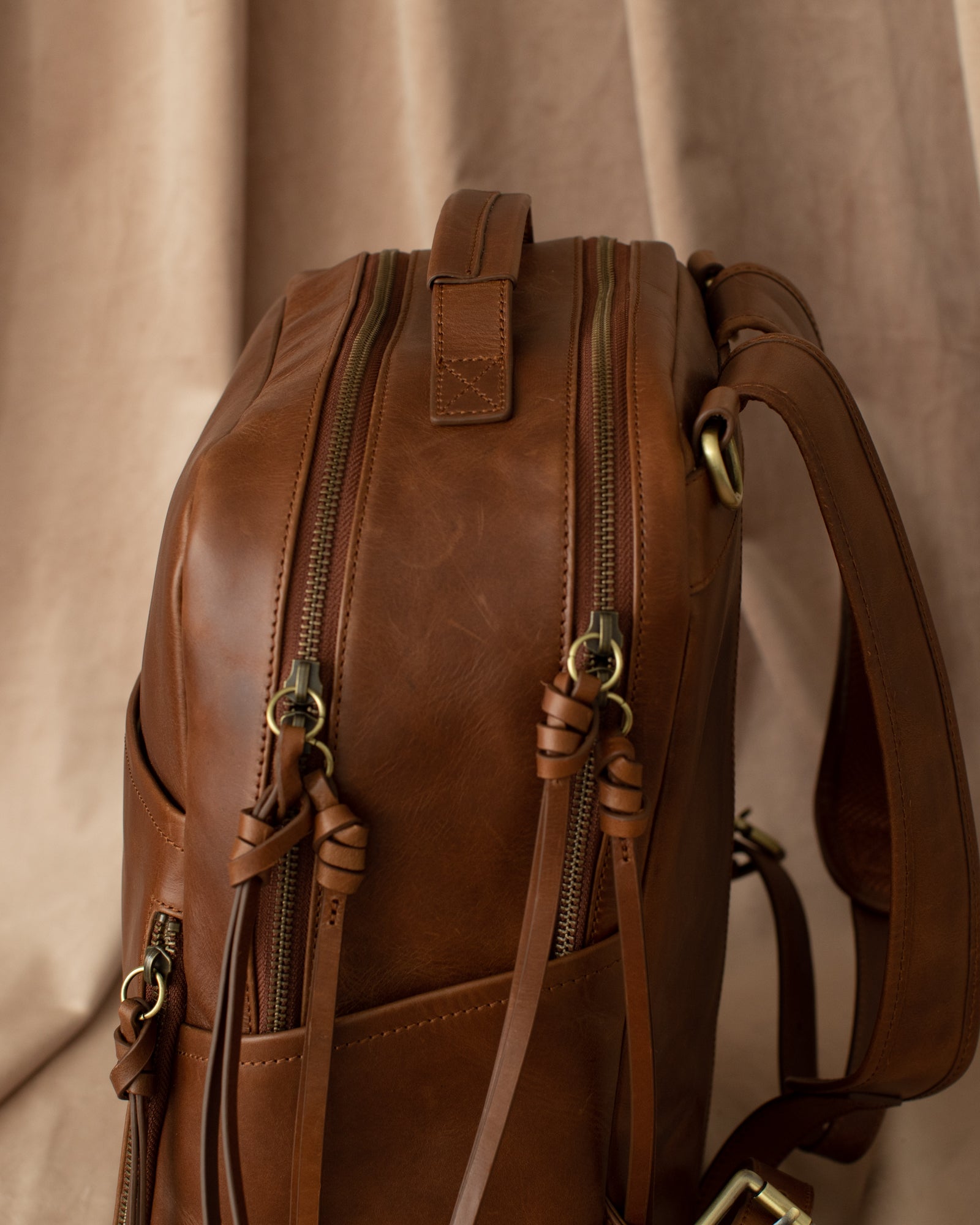 La Jolie Luxe Leather Diaper Bag Backpack | Azaria – AZARIA